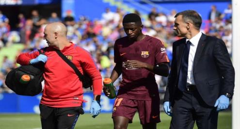 رسميا.. برشلونة يعلن تعافي ديمبيلي
